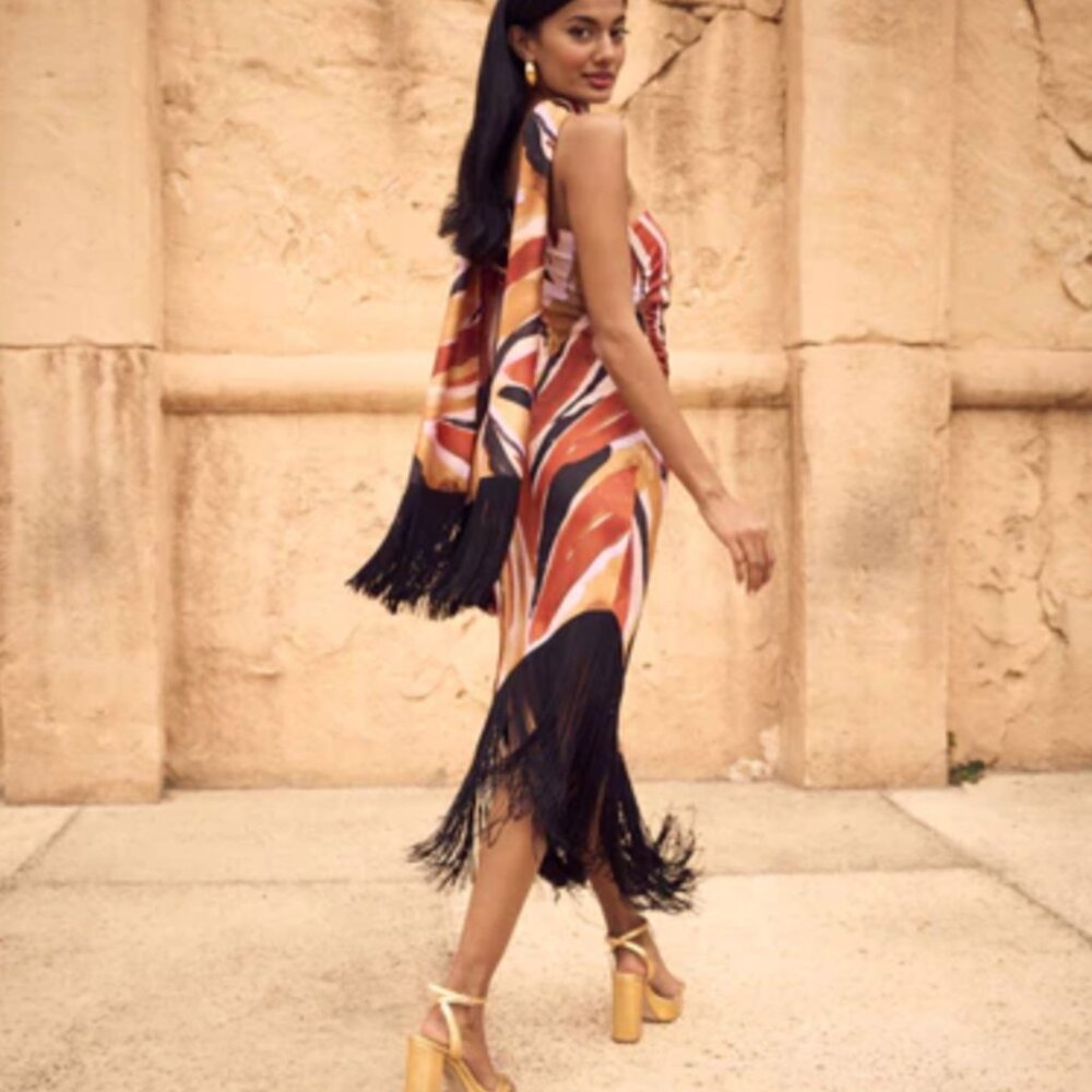 Miphai Kenya Animal Print Dress · L / 40 / 12 ·· Multicolor